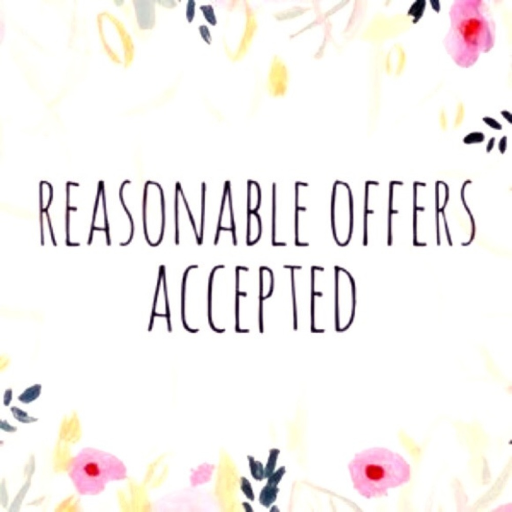 Reasonable Offers Accepted‎